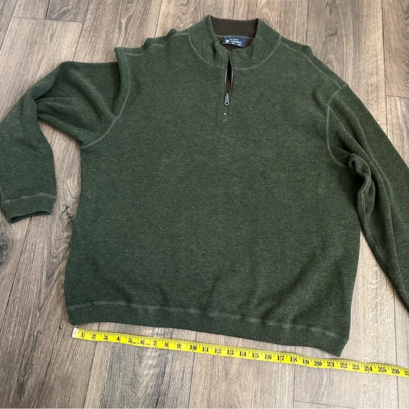 Cremieux Men’s Sweater 1/4 zip Pullover size XXL - Picture 7 of 9